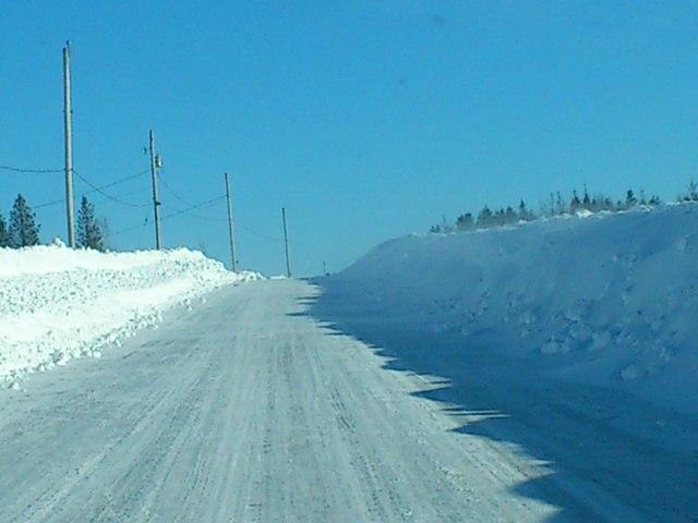 Rural Road in Winter